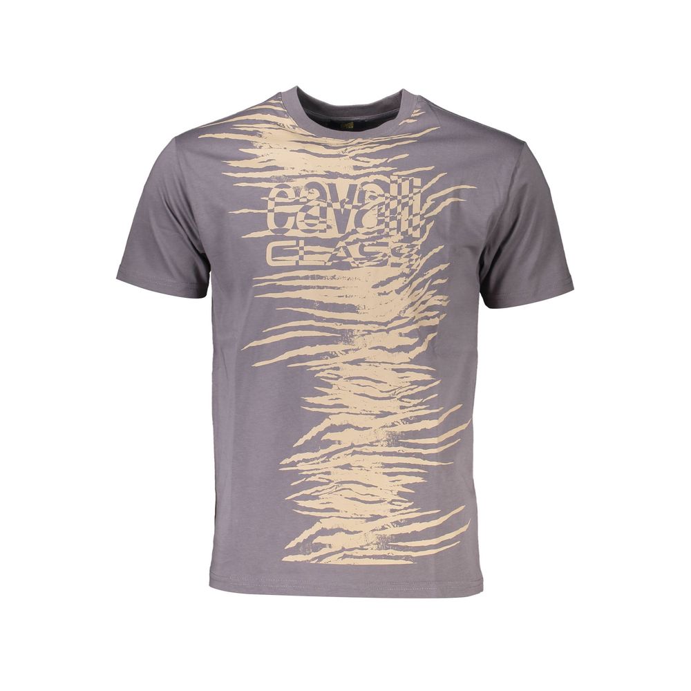 Graues Baumwoll-T-Shirt