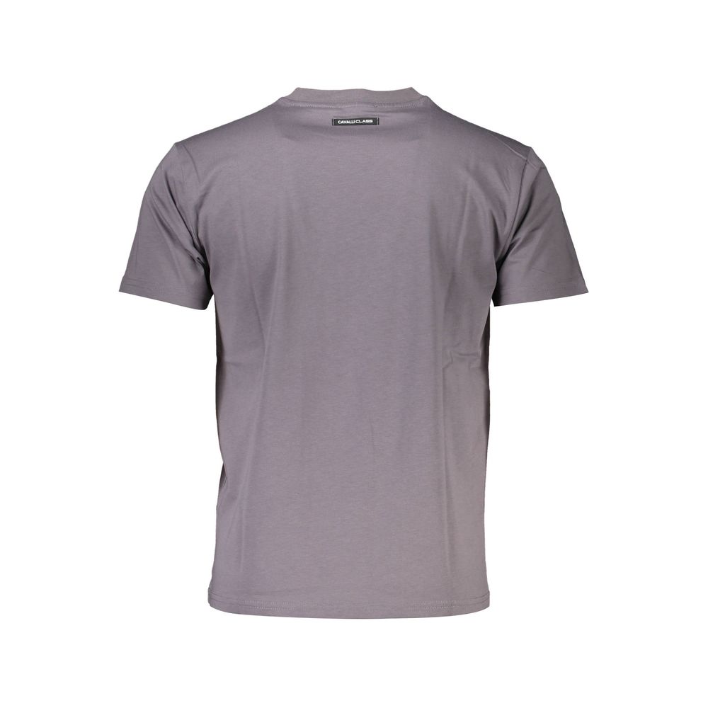 Graues Baumwoll-T-Shirt