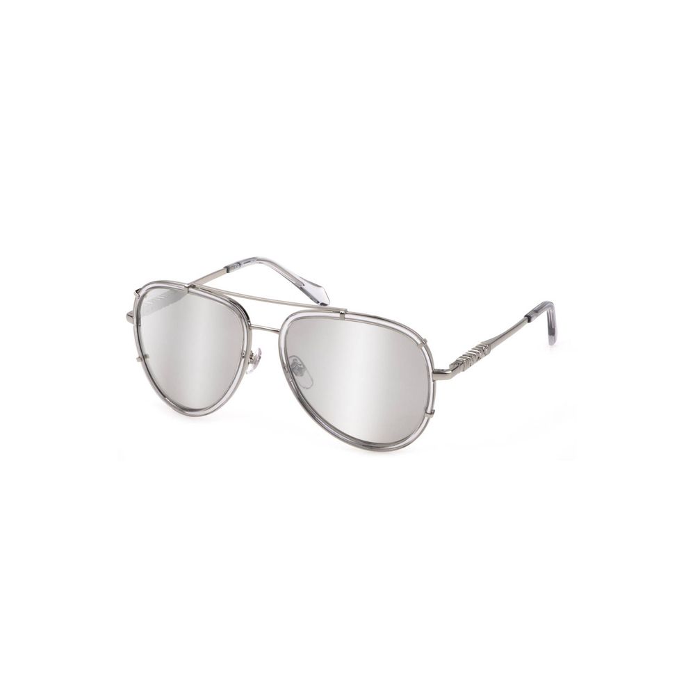 Graue Sonnenbrille aus Metall