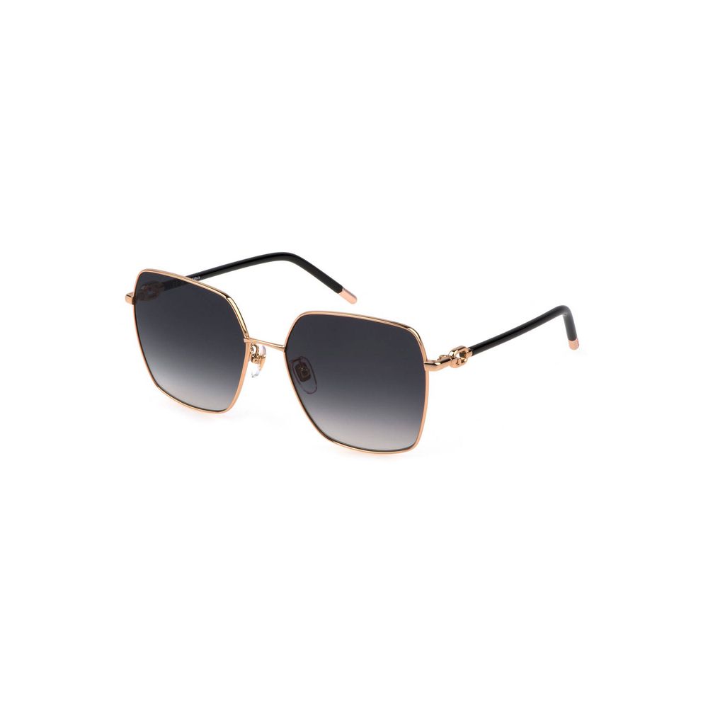 Sonnenbrille aus goldenem Metall