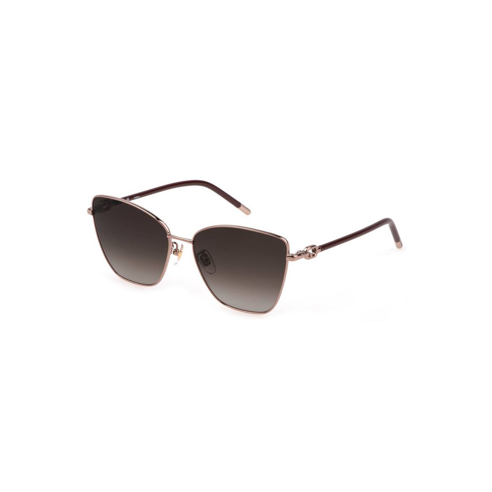 Graue Sonnenbrille aus Metall
