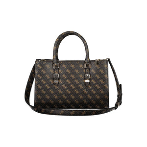 Braune Handtasche aus Polyethylen