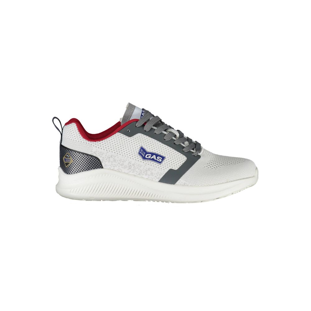 Weißer Polyester-Sneaker