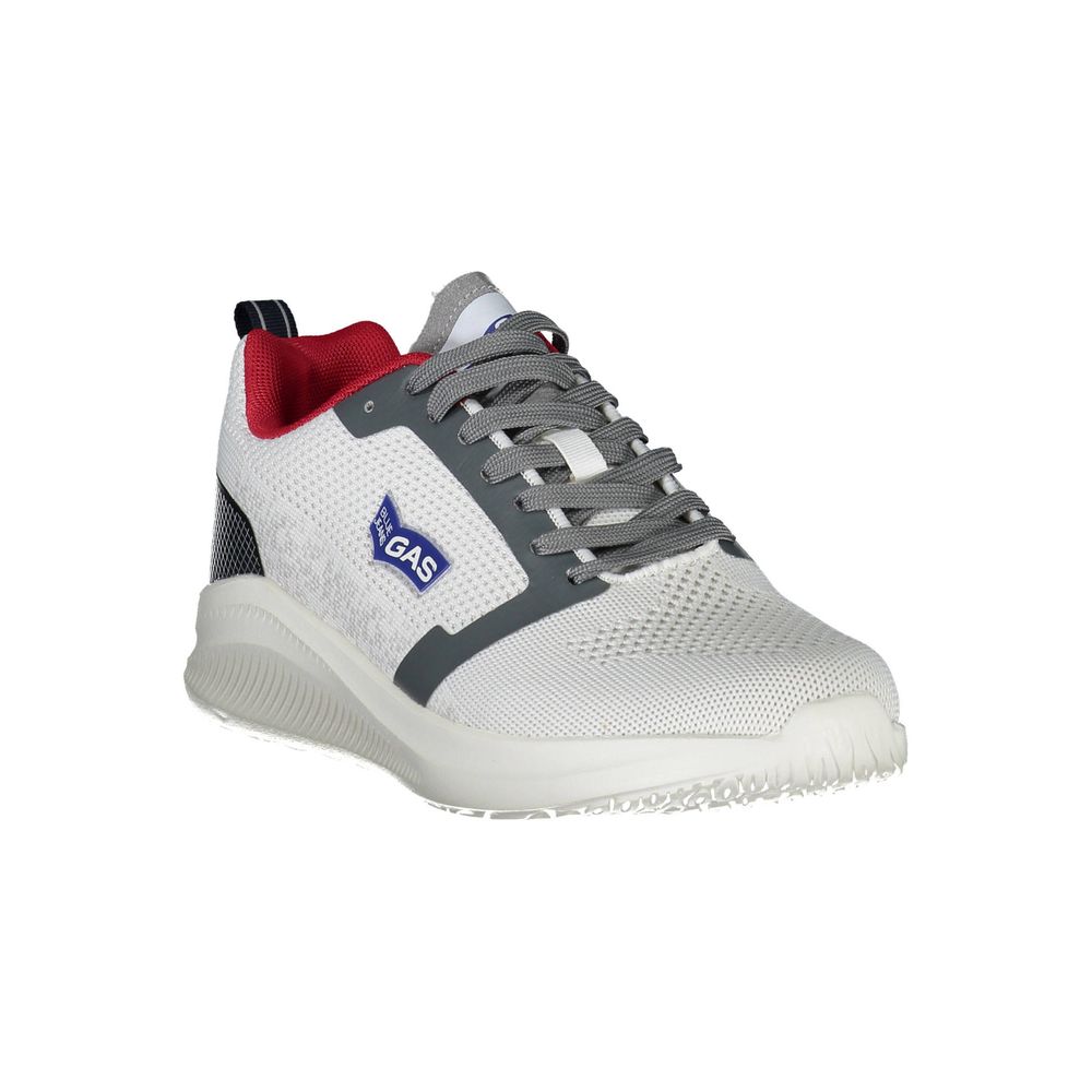 Weißer Polyester-Sneaker