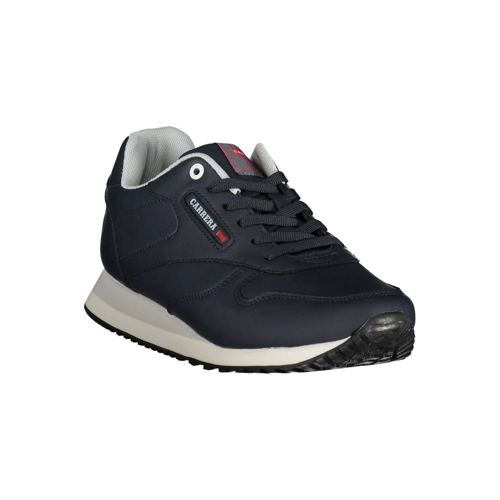 Blauer Polyester-Sneaker
