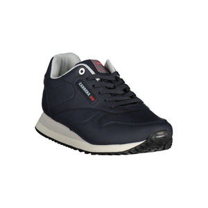 Blauer Polyester-Sneaker