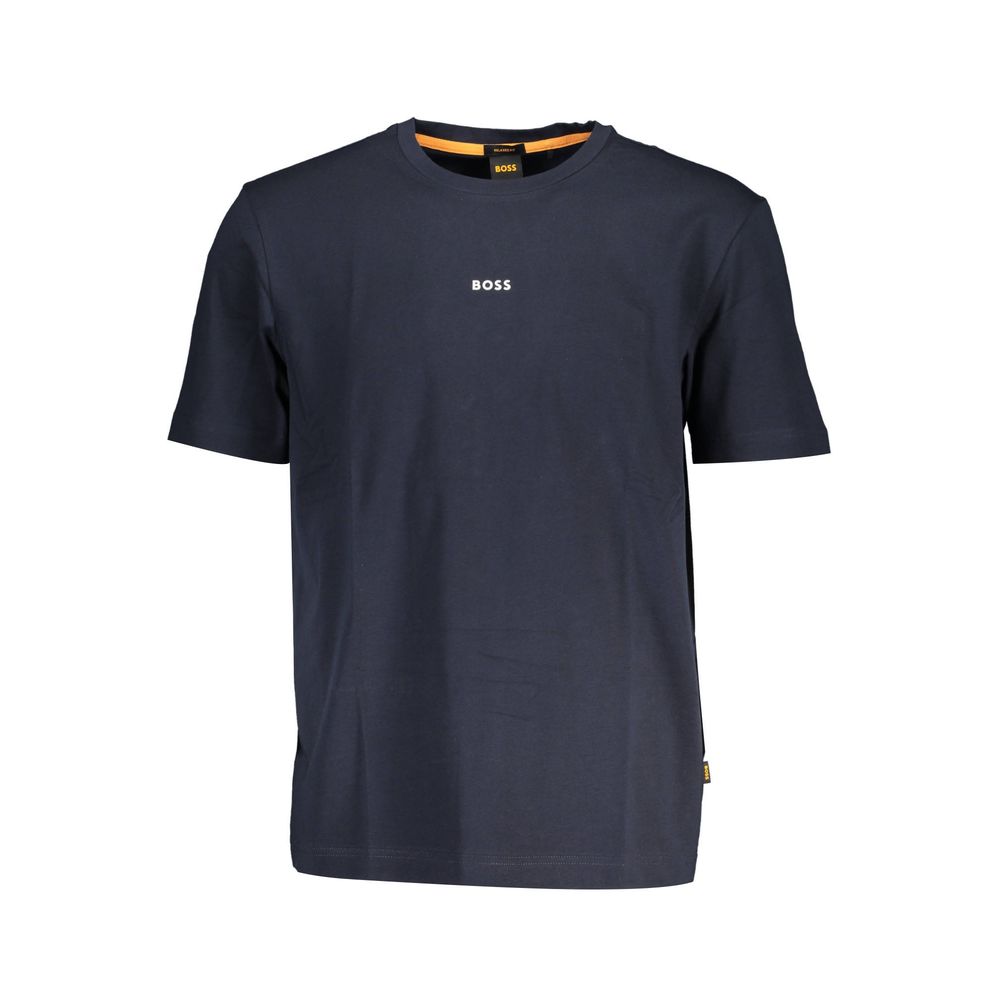 Blaues Baumwoll-T-Shirt