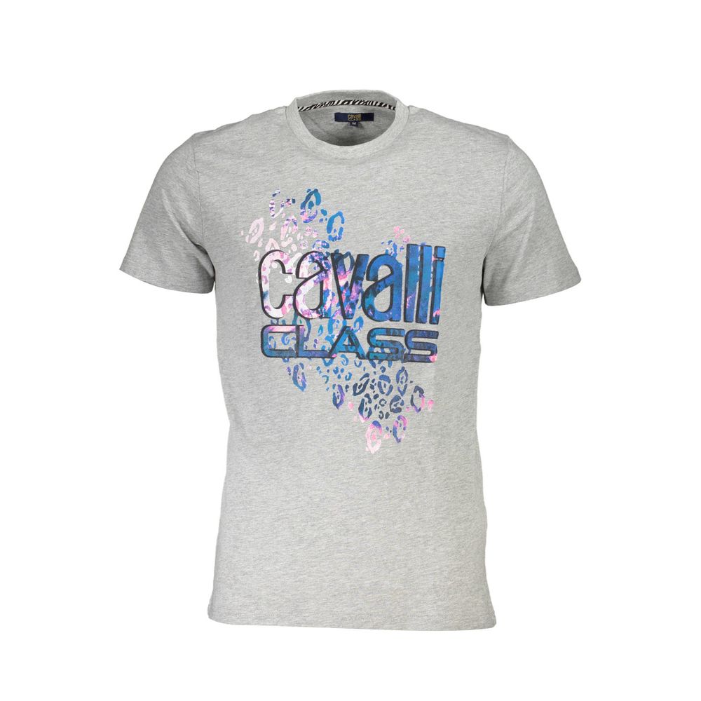 Graues Baumwoll-T-Shirt