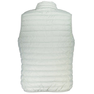 Graue Polyesterjacke