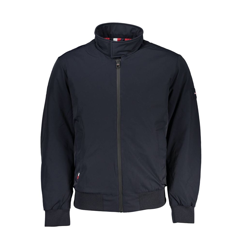 Blaue Elastanjacke