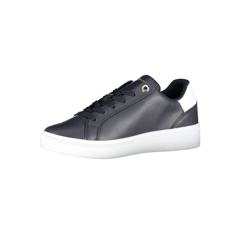 Blauer Polyester-Sneaker