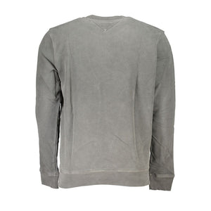Schwarzer Baumwollpullover
