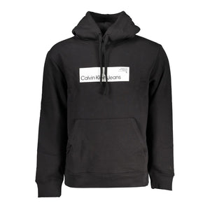 Schwarzer Baumwollpullover
