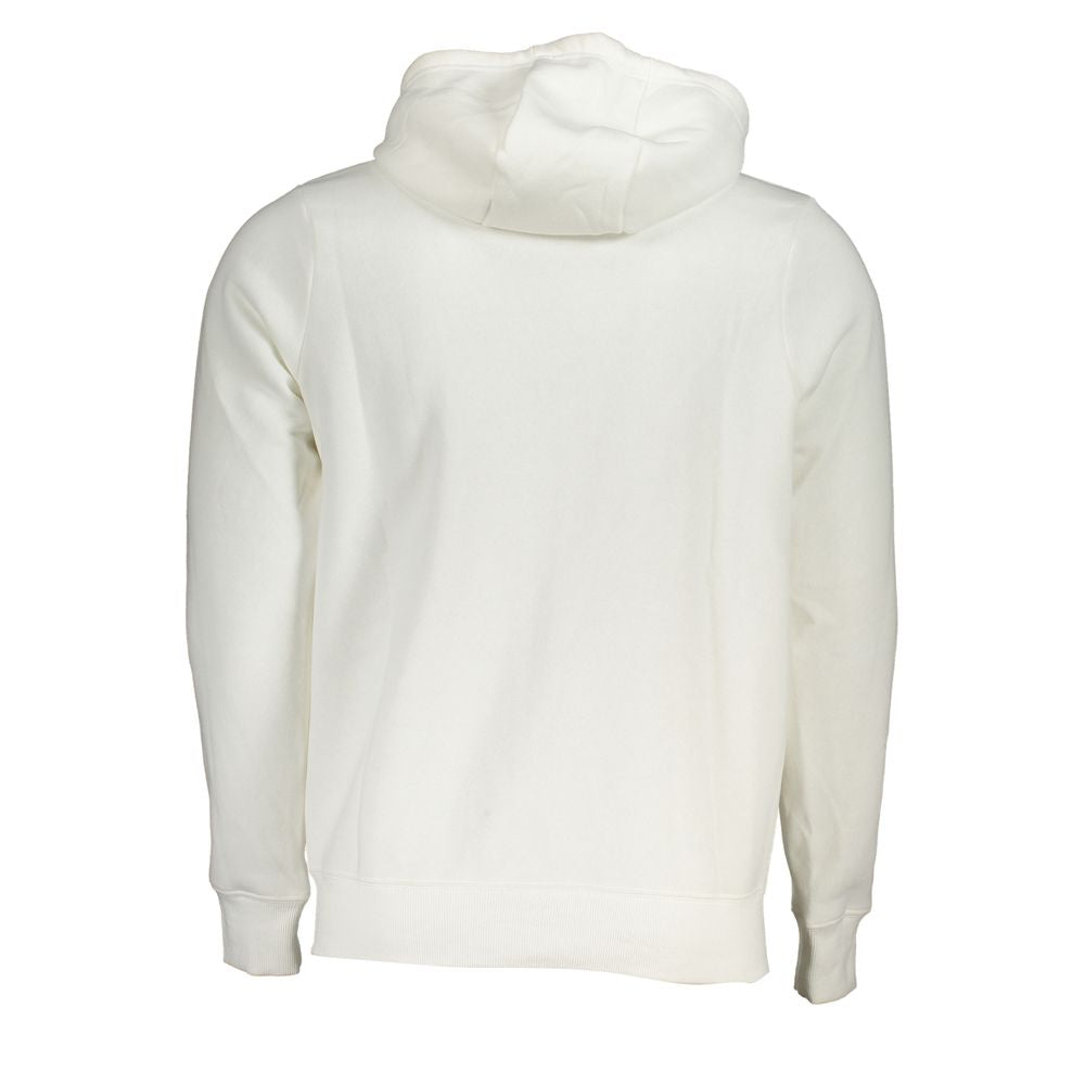 Weißer Baumwollpullover