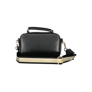 Schwarze Handtasche aus Polyethylen