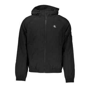 Schwarze Polyamidjacke