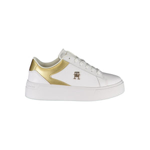 Weißer Polyester-Sneaker