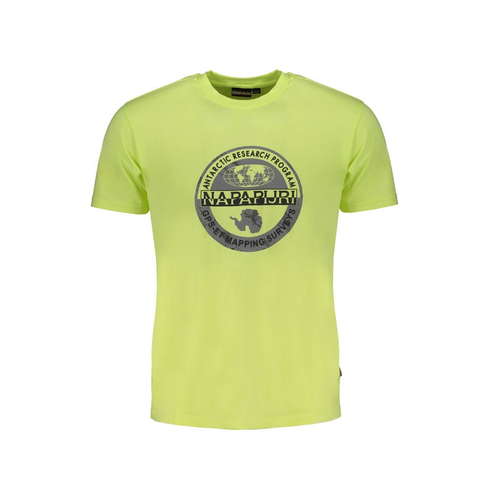 Gelbes Baumwoll-T-Shirt