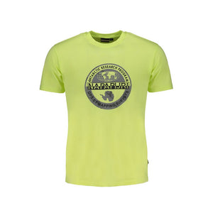 Gelbes Baumwoll-T-Shirt