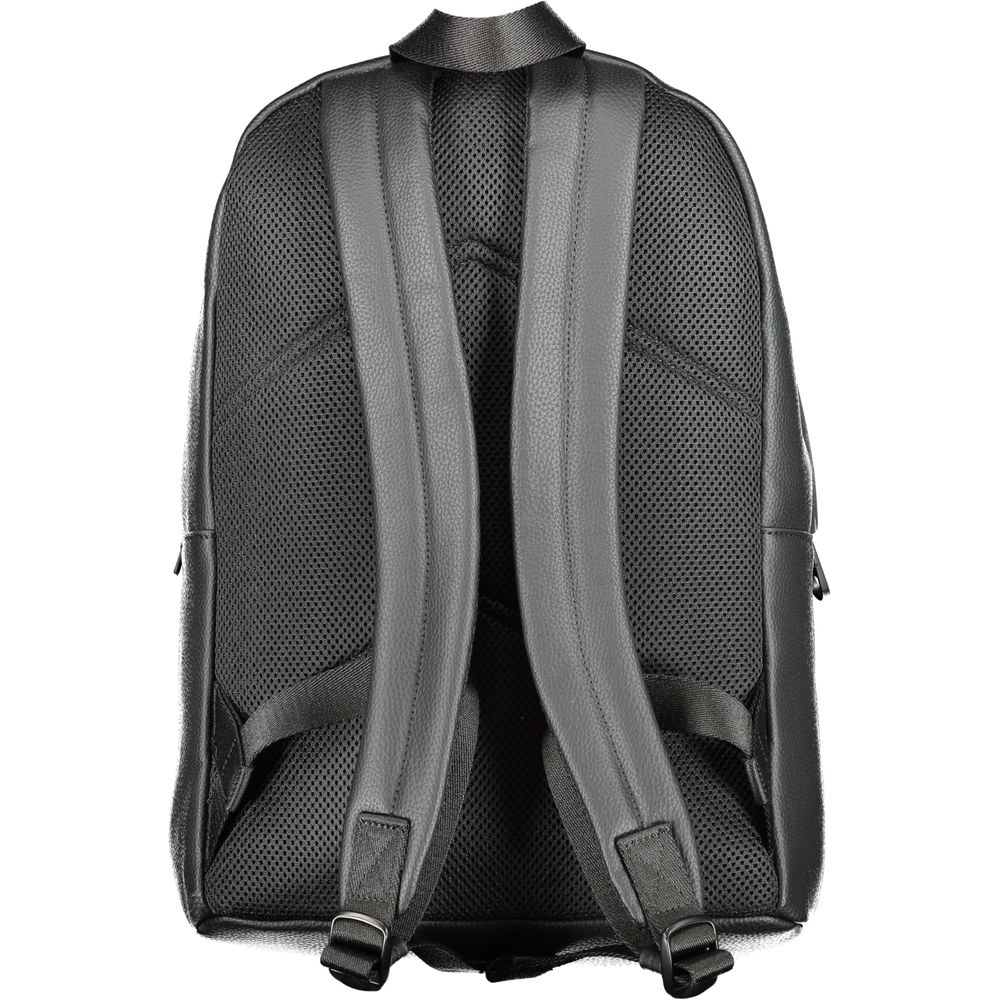 Schwarzer Polyester-Rucksack