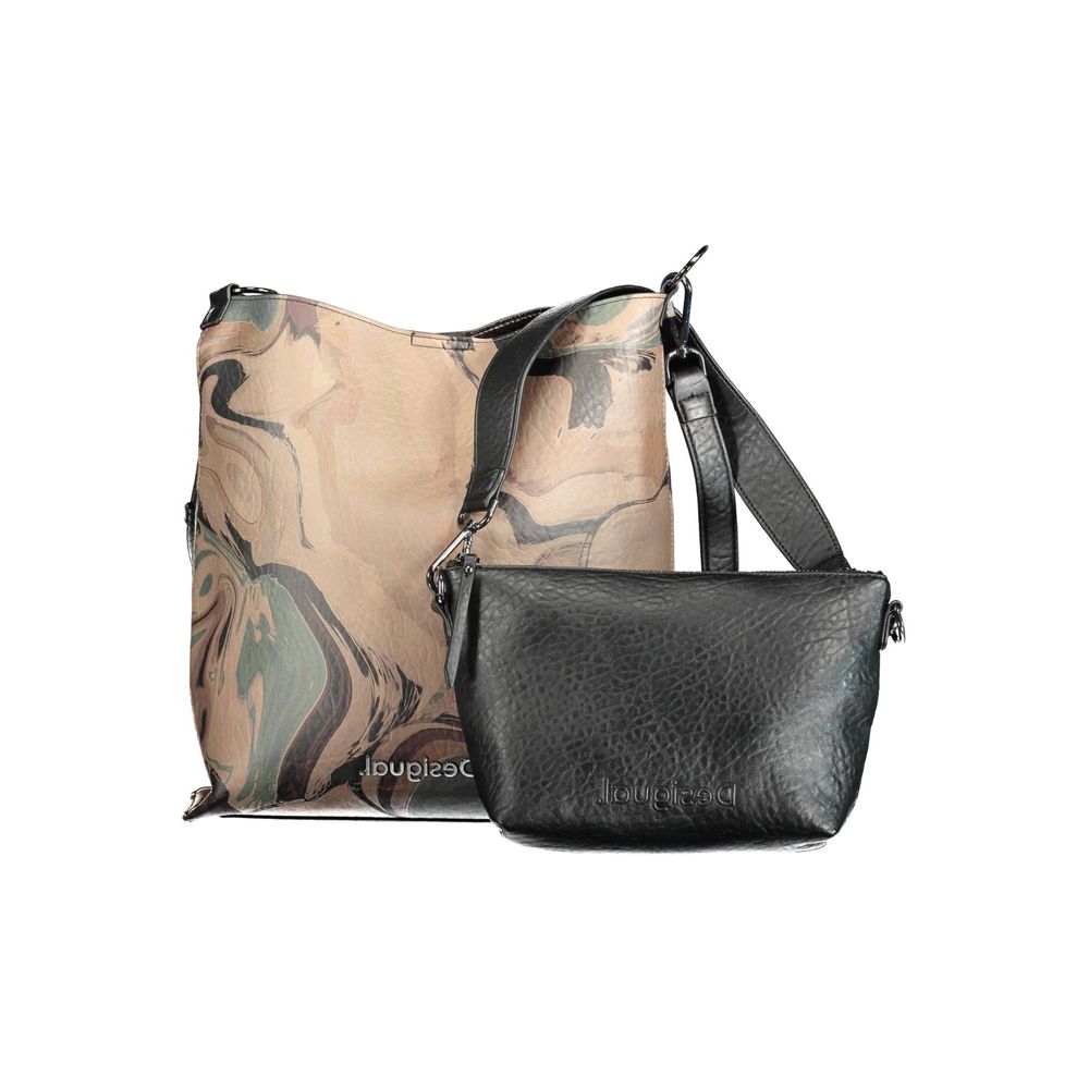 Braune Handtasche aus Polyethylen