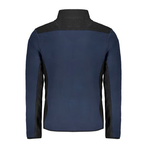Blauer Polyesterpullover