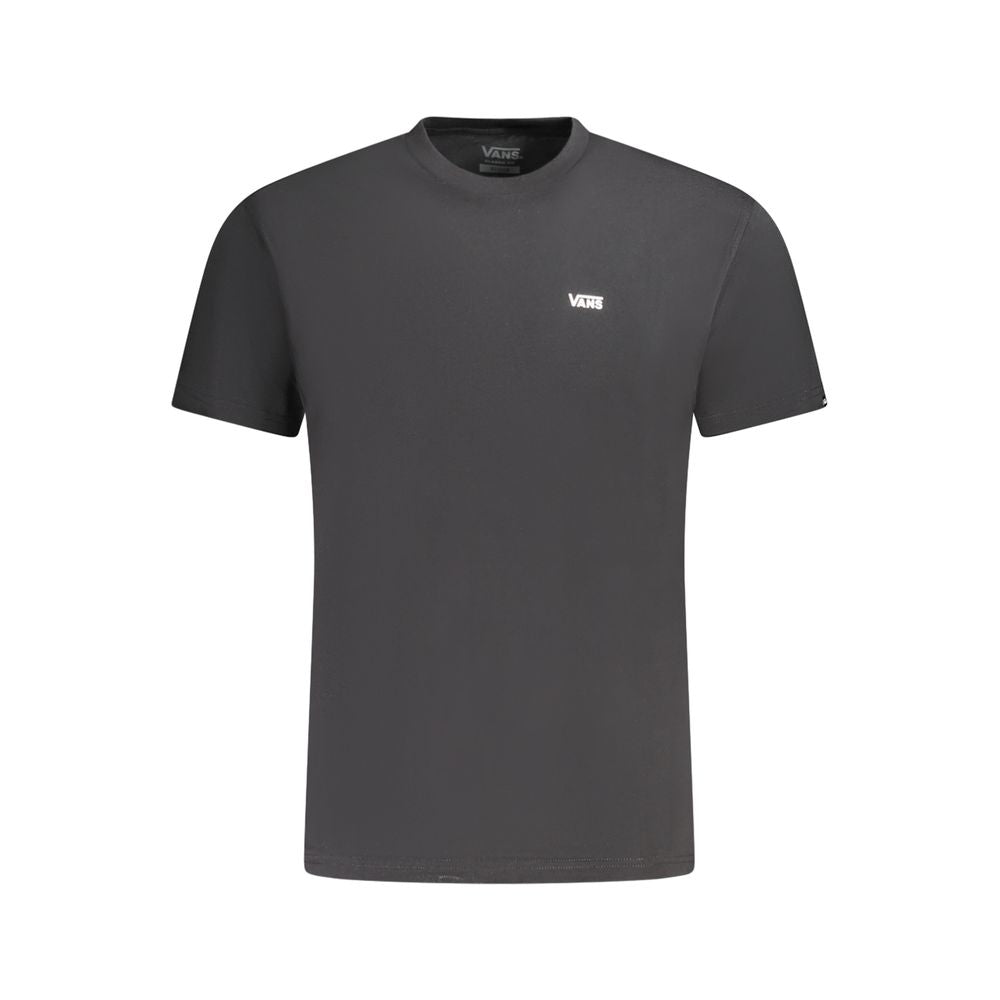 Schwarzes Baumwoll-T-Shirt