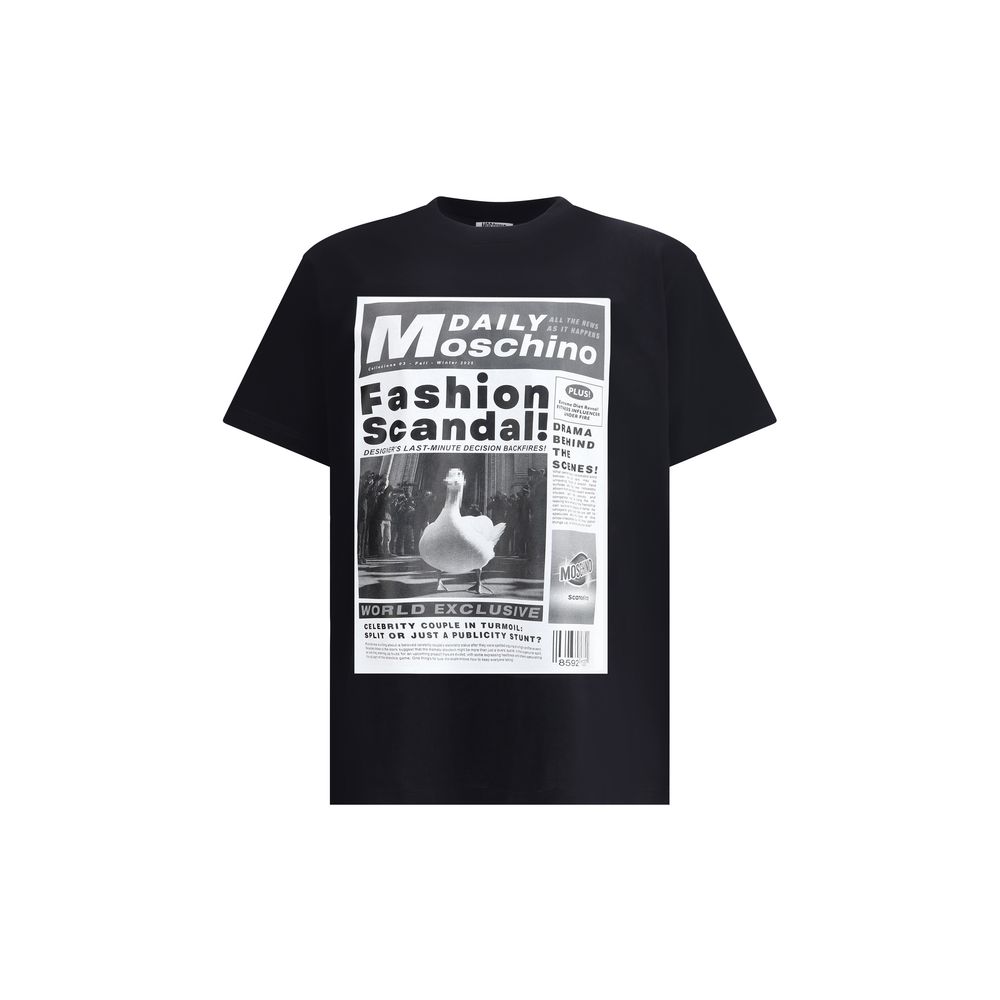 Moschino Black Cotton T-Shirt
