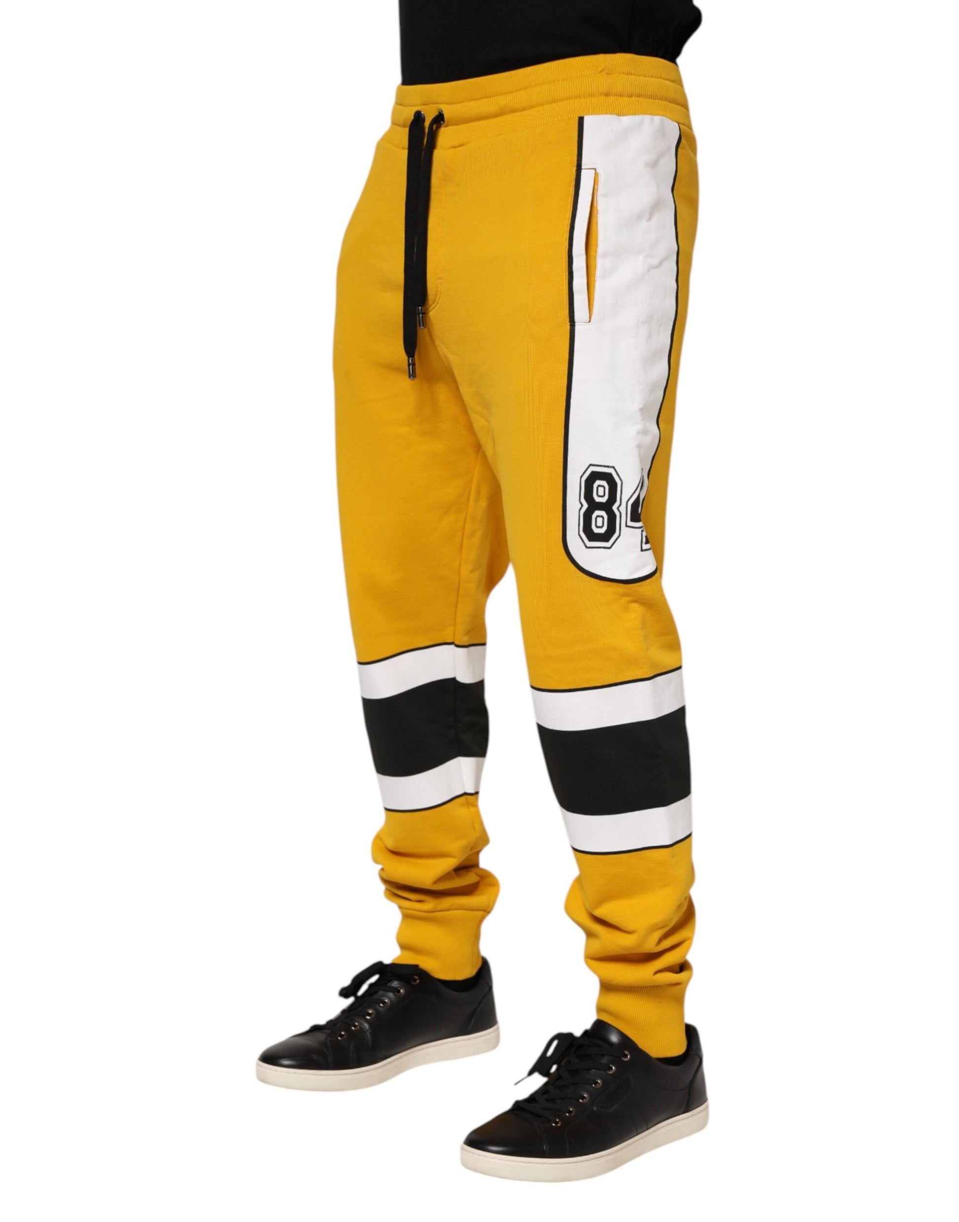 Gelbe Jogginghose aus Baumwolle