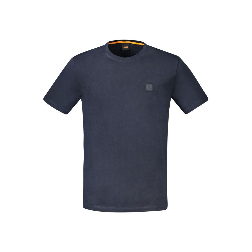 Blaues Herren-T-Shirt aus Baumwolle