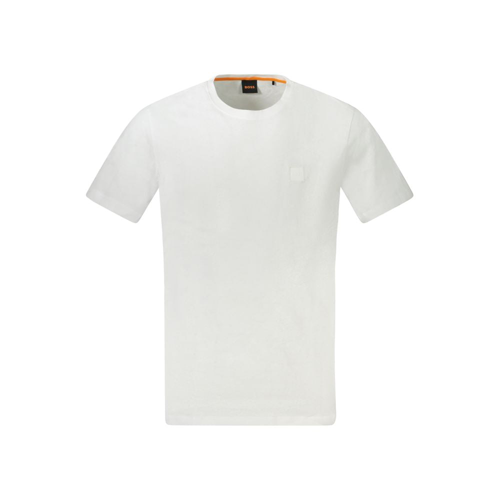 Weißes Herren-T-Shirt aus Baumwolle