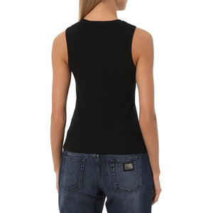 Schwarze Baumwolloberteile und T-Shirts