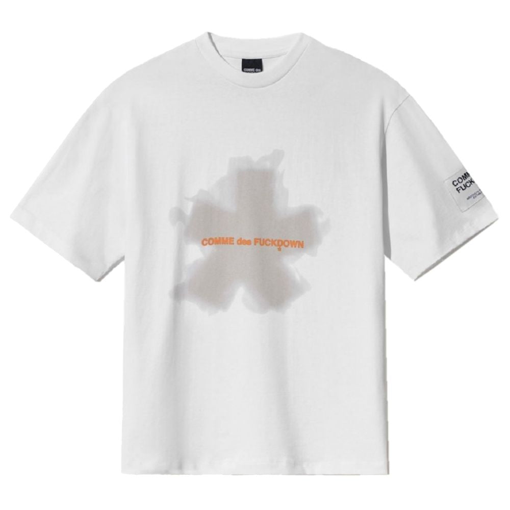 Weißes Baumwoll-T-Shirt