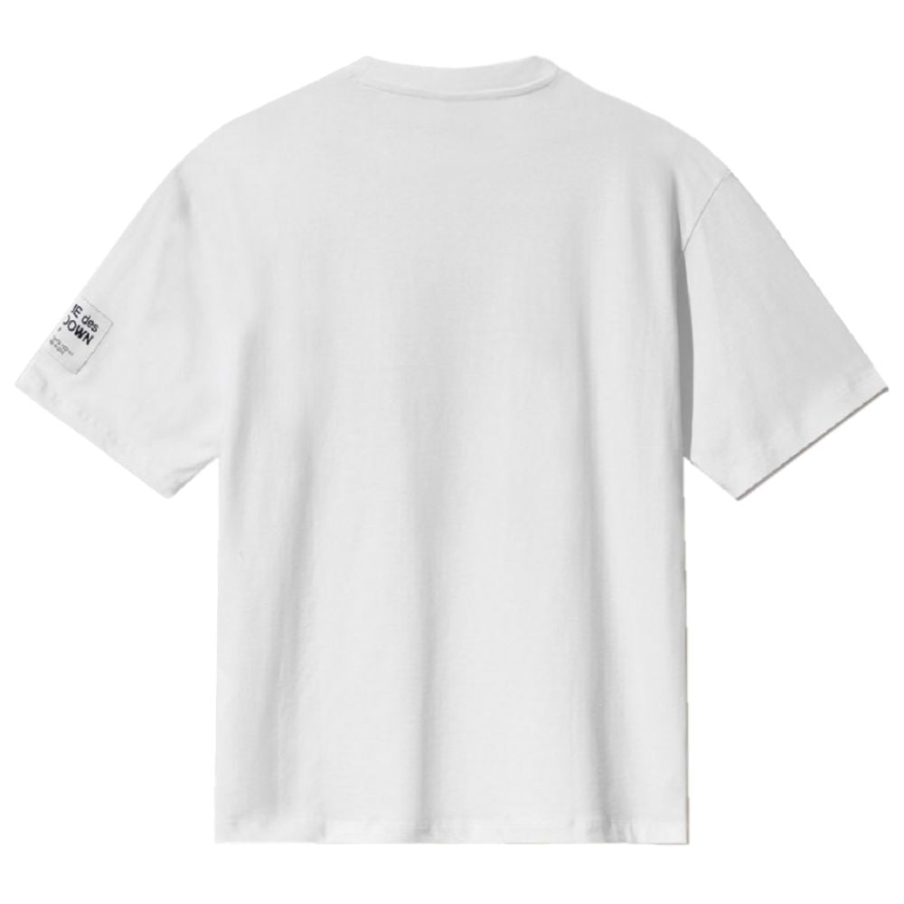 Weißes Baumwoll-T-Shirt