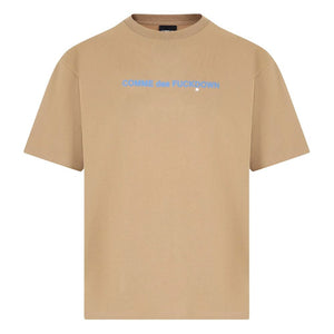 Braunes Baumwoll-T-Shirt