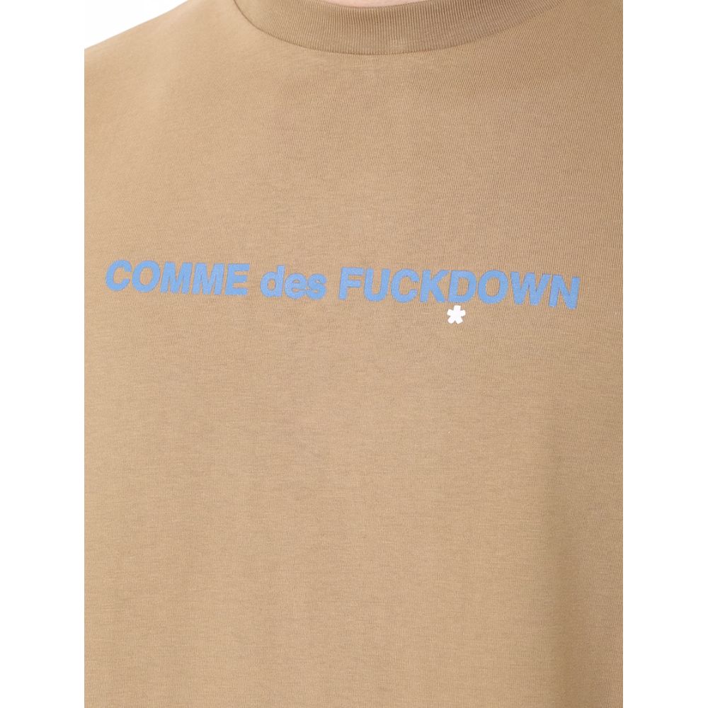Braunes Baumwoll-T-Shirt