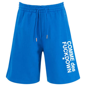Blaue Baumwollshorts