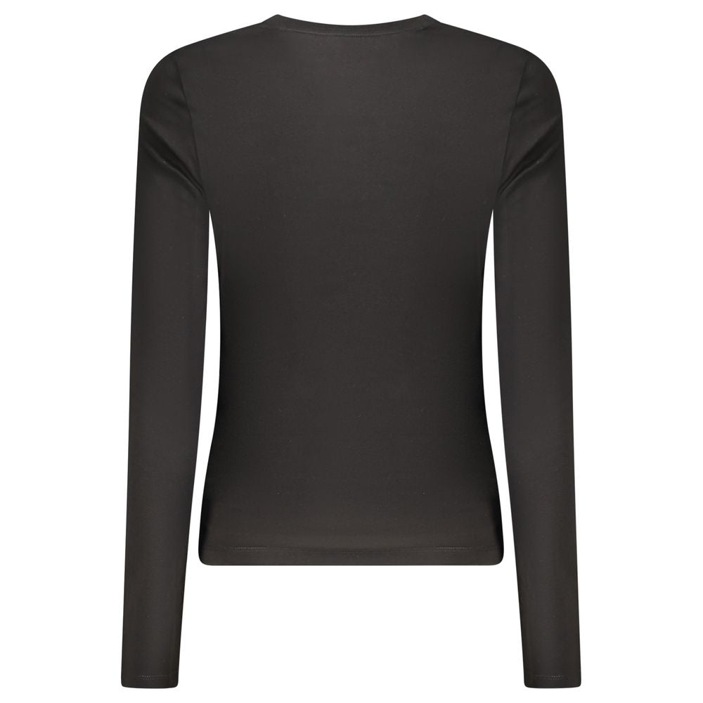 Schwarze Baumwolloberteile und T-Shirts