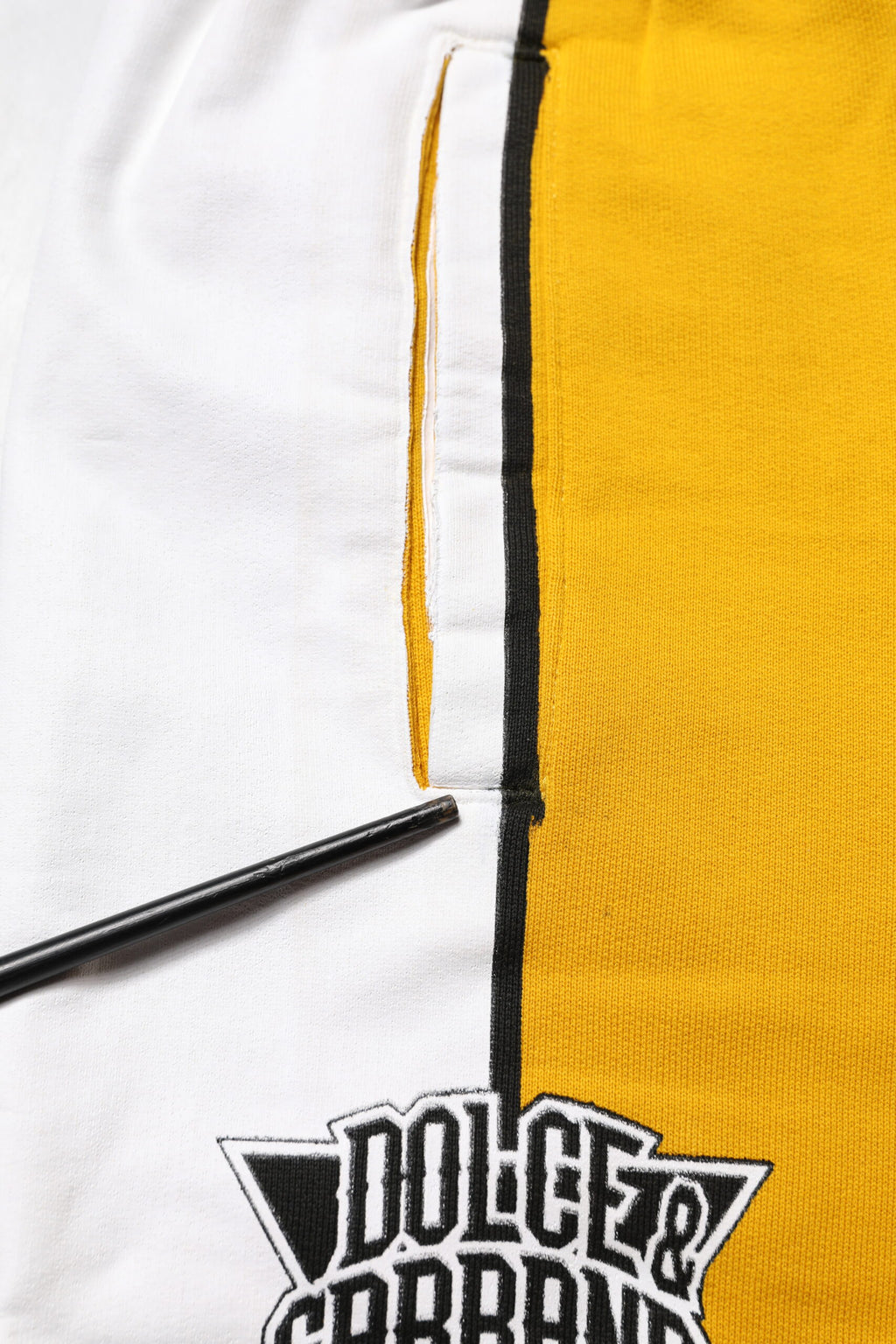 Dolce & Gabbana Yellow Cotton Jogger Skinny Sweatpants Pants