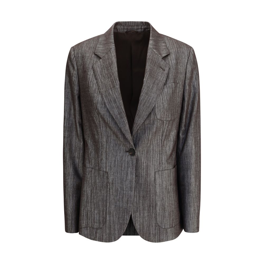 Blazer aus Lurex-Stoff