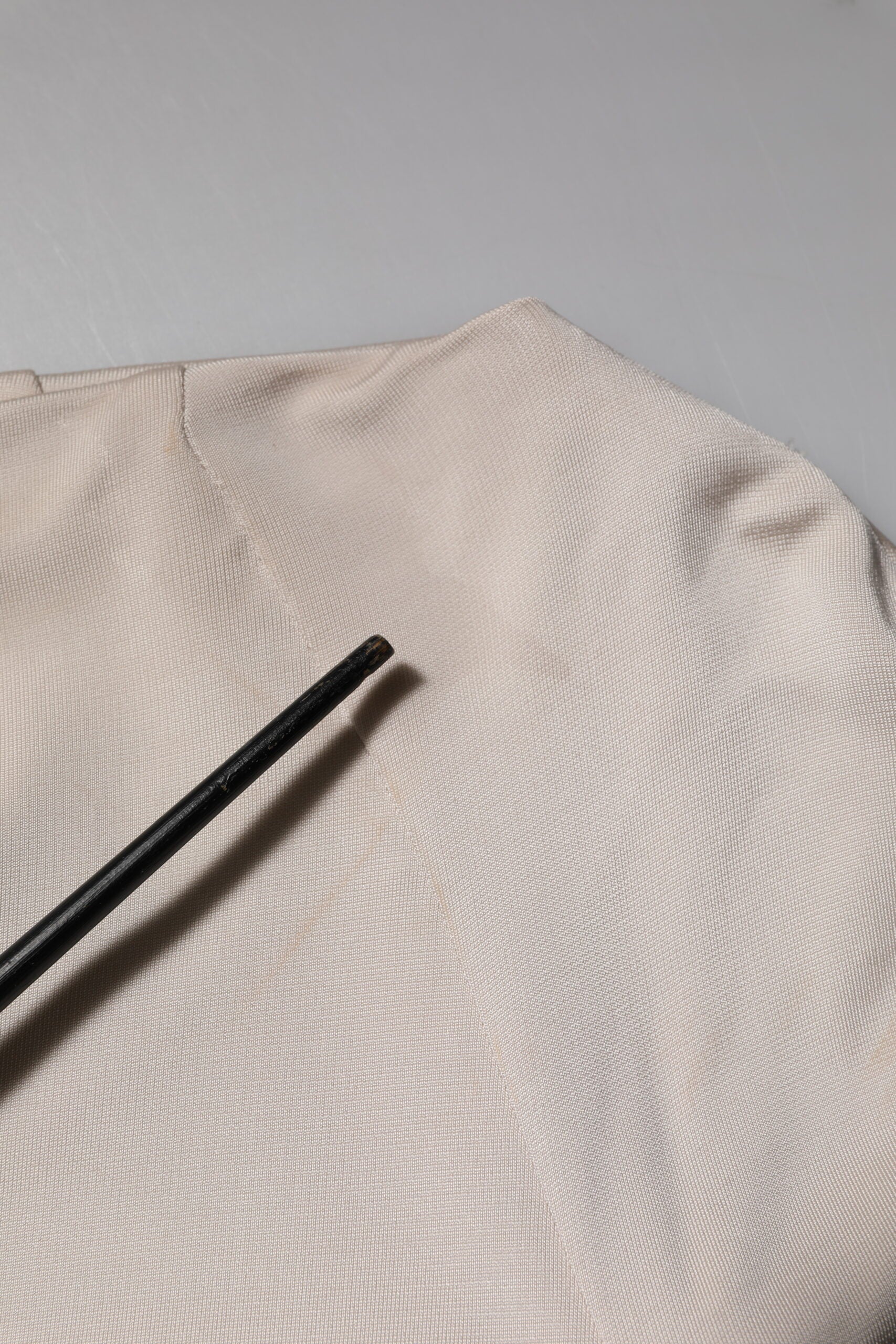 Roberto Cavalli Ivory Viscose Sheath Knee Length Dress