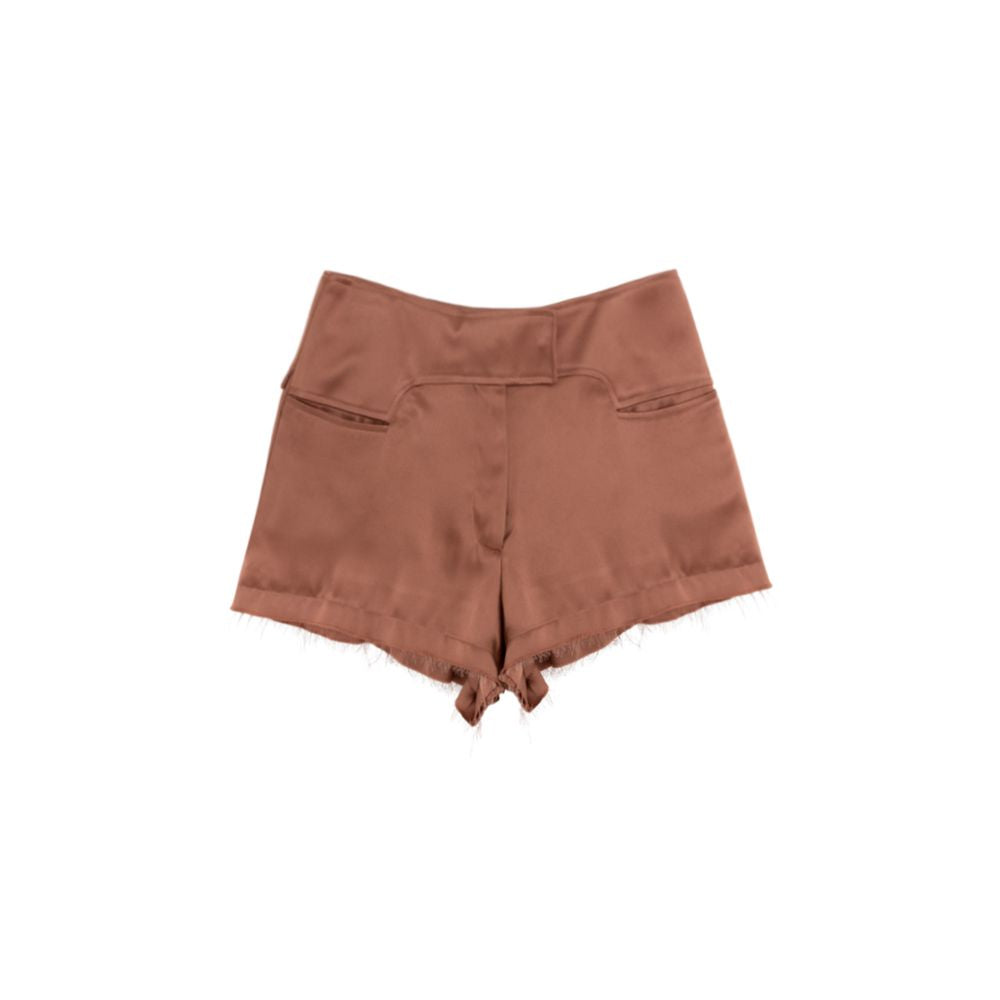 Rosa Viskose-Shorts