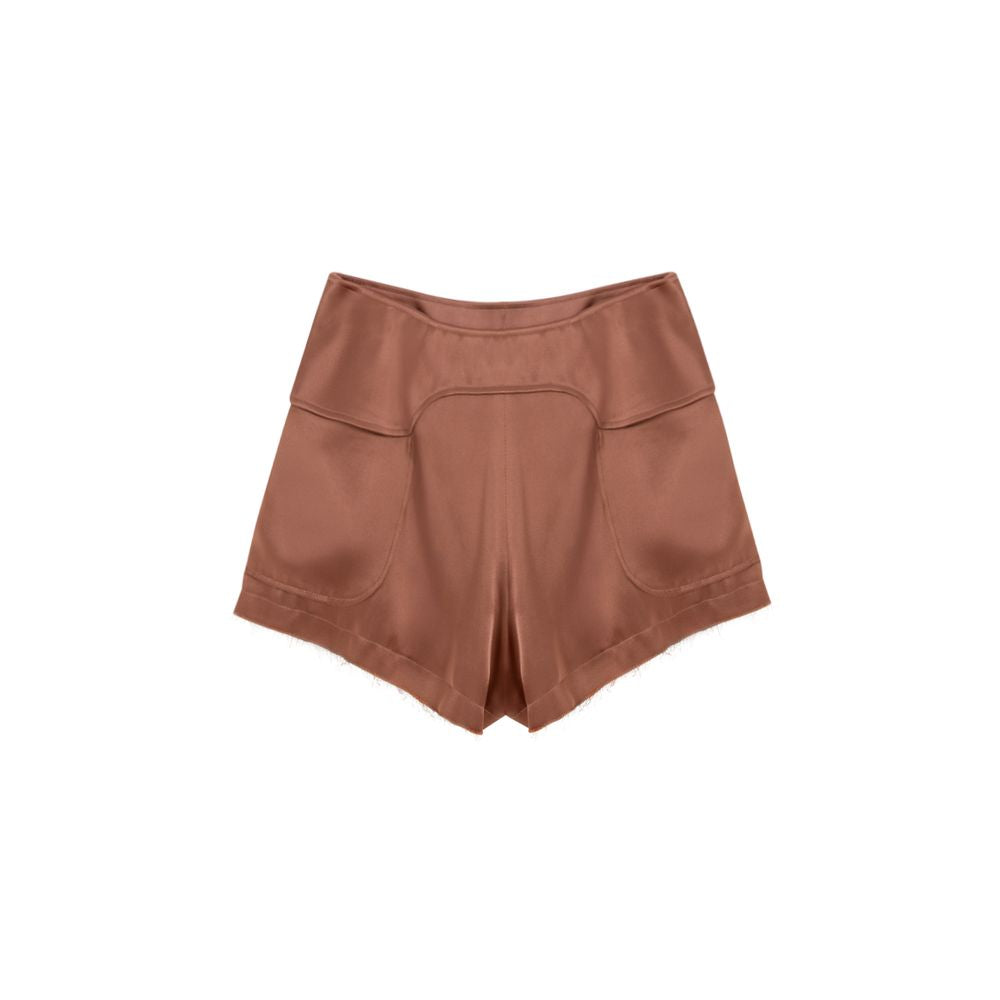 Rosa Viskose-Shorts