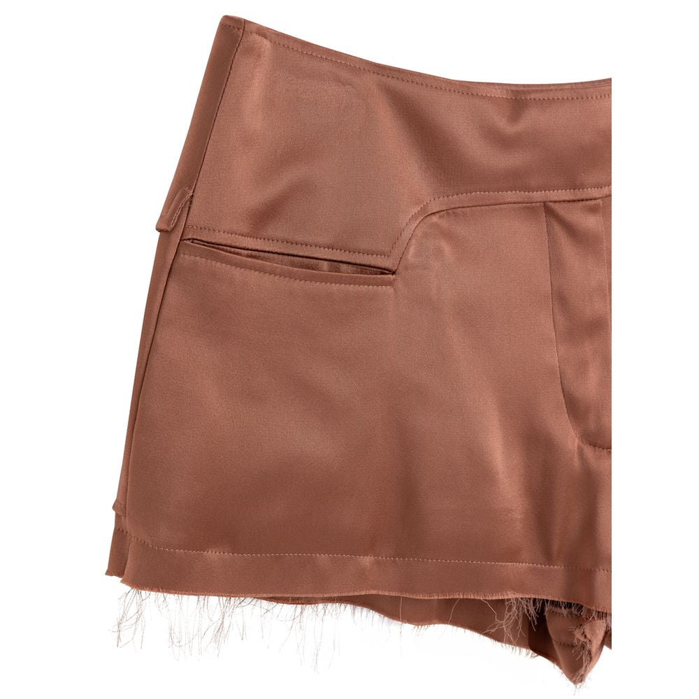 Rosa Viskose-Shorts