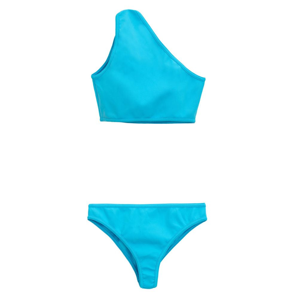 Türkiser Polyamid-Bikini