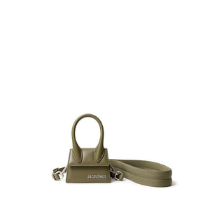 Grüne Lederhandtasche