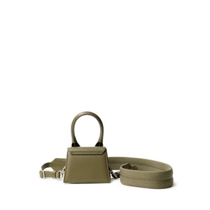 Grüne Lederhandtasche