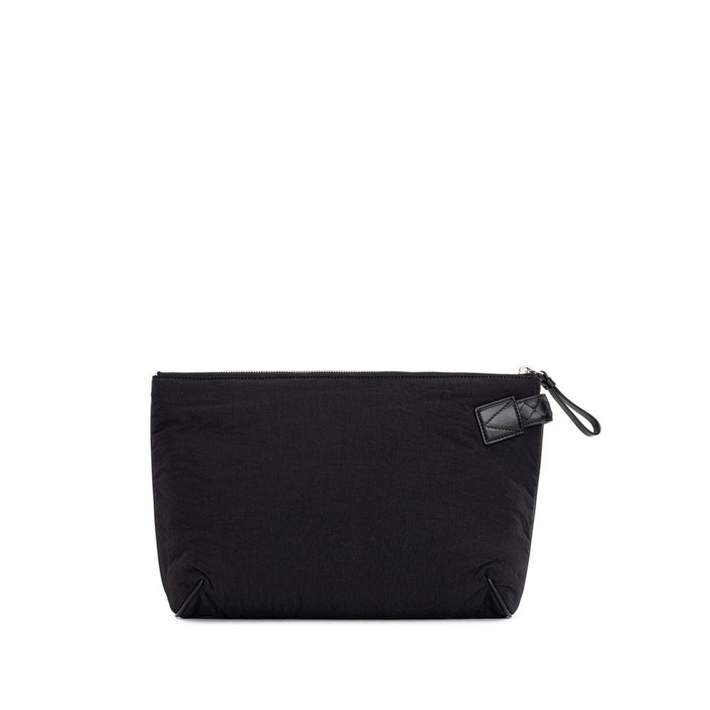 Schwarze Nylon-Clutch