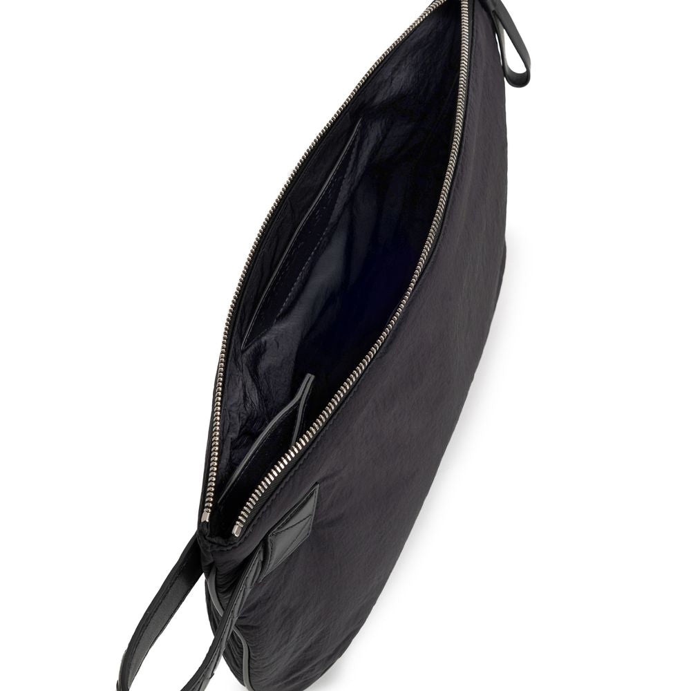 Schwarze Nylon-Clutch