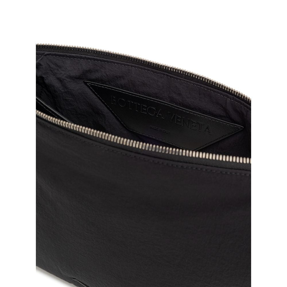 Schwarze Nylon-Clutch
